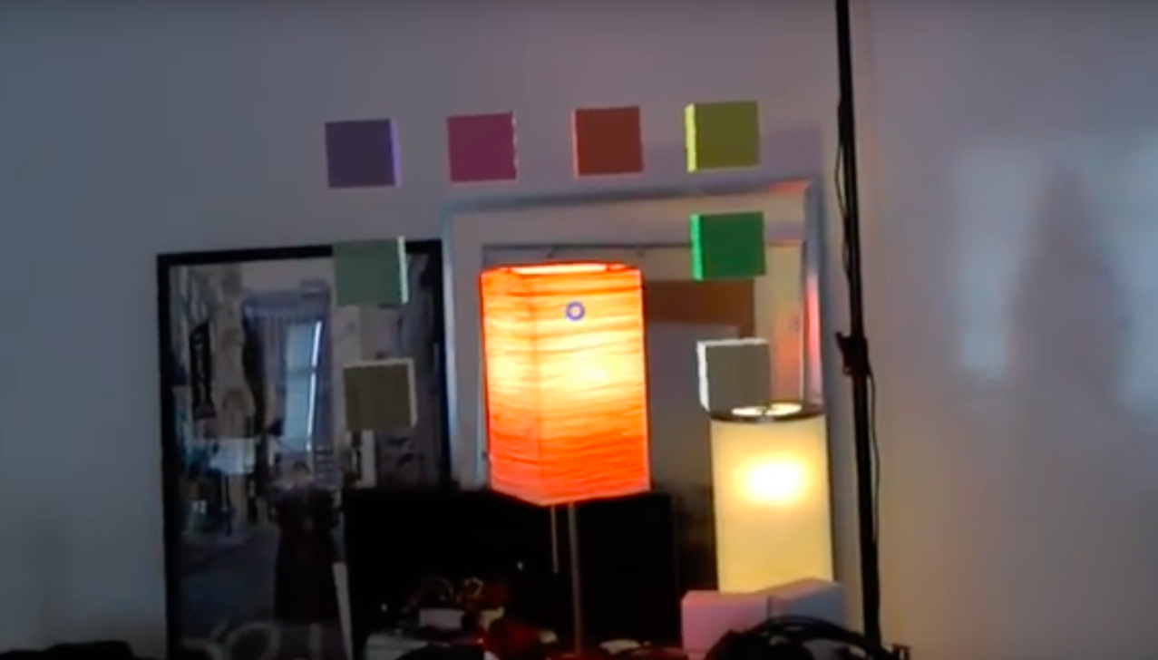 Iot light with AR user interface