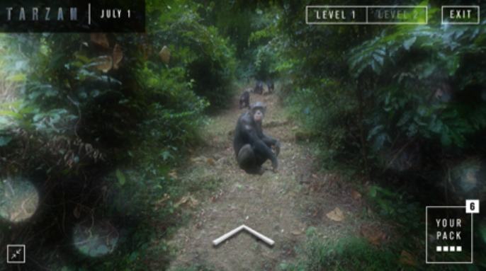 We created a virtual reality experience for Tarzan