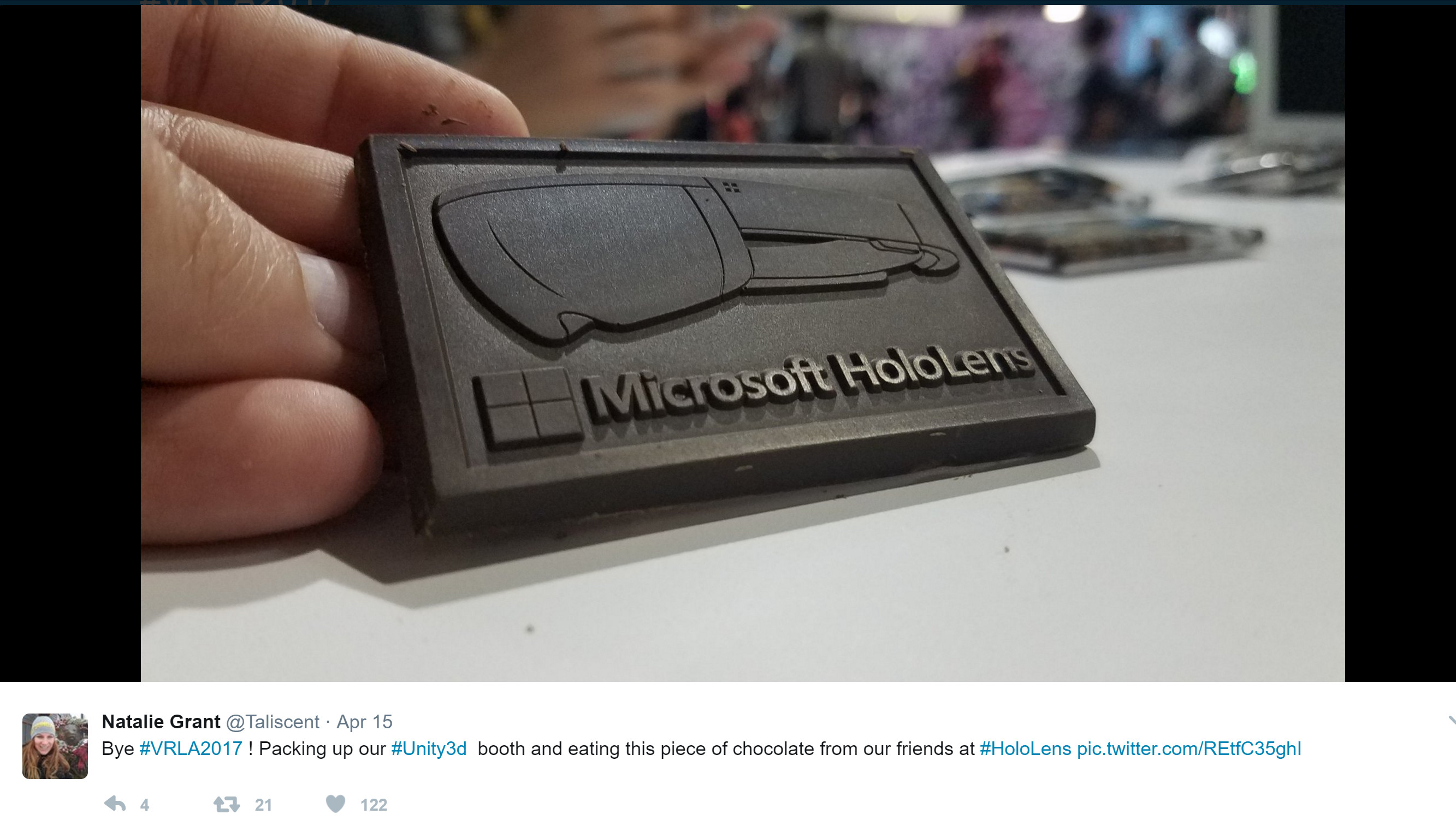 Hololens chocolate