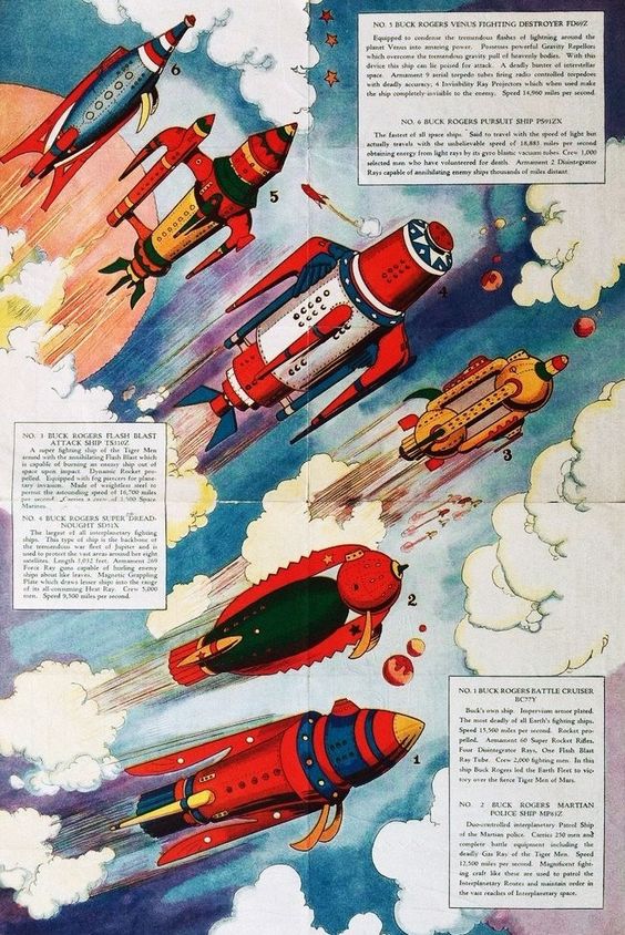 50s spaceships